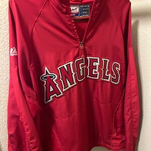 Majestic MLB Anaheim Angels Windbreaker